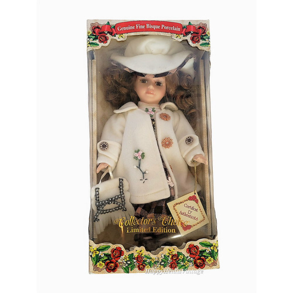 HP Vintage Collector's Choice Limited Edition White Coat‎ Bisque Porcelain Doll